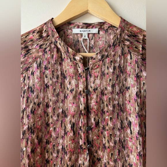 GARCIA | long sleeve Henley blouse | XL - Picture 6 of 8